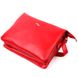 Зручна сумка жіноча на плече KARYA 20884 шкіряна Червоний 20884 фото 3