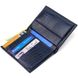 Чоловічий гаманець з натуральної шкіри вертикального формату з тисненням CANPELLINI 21752 Синій 21752 фото 3