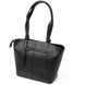 Класична жіноча сумка KARYA 20834 шкіряна Чорний 52829 фото 2