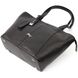 Класична жіноча сумка KARYA 20834 шкіряна Чорний 52829 фото 3