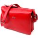 Зручна сумка жіноча на плече KARYA 20884 шкіряна Червоний 20884 фото 1