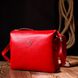 Зручна сумка жіноча на плече KARYA 20884 шкіряна Червоний 20884 фото 9