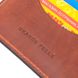 Практичная обложка на автодокументы в винтажной коже Украина GRANDE PELLE 16706 Светло-коричневая 16706 фото 5