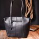 Класична жіноча сумка KARYA 20834 шкіряна Чорний 52829 фото 9