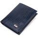 Чоловічий гаманець з натуральної шкіри вертикального формату з тисненням CANPELLINI 21752 Синій 21752 фото 1