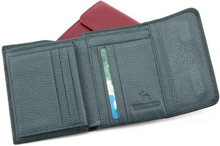 Маленький зелений гаманець для женнщін Marco Coverna 2047A-7 green 2047A-7 green фото
