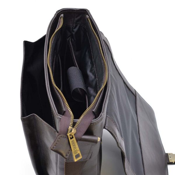 Чоловіча шкіряна сумка через плече формату А4 GC-1811-4lx TARWA коричнева GC-1811-4lx фото