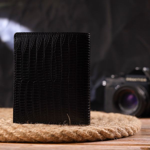 Мужское портмоне из натуральной фактурной кожи CANPELLINI 21501 Черное 21501 фото