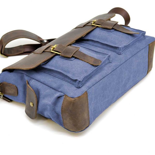 Мужская сумка через плечо из канваса и кожи RKc-6690-4lx TARWA RKc-6690-4lx фото