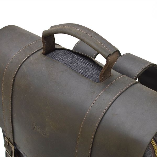 Сумка рюкзак для ноутбука із канвасу TARWA RGc-3420-3md сіра RGc-3420-3md фото