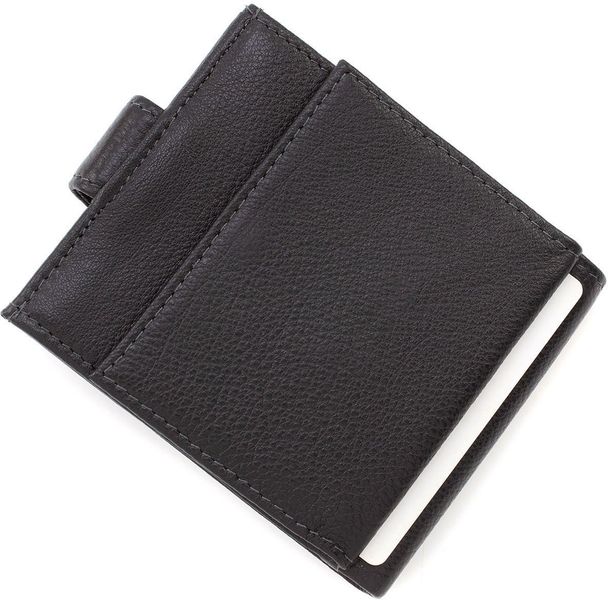 Чорний чоловічий гаманець на засувці MD Leather MD 122-A MD 122-A фото