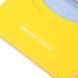 Оригинальная кожаная обложка на документы комби двух цветов Сердце GRANDE PELLE 16707 Желто-голубая 16707 фото 5