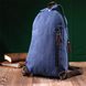 Зручна сумка для чоловіків через плече з ущільненою спинкою Vintagе 22176 Синій 56812 фото 8