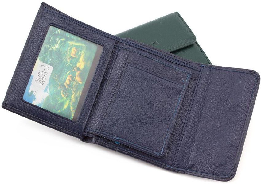 Синій маленький гаманець на магнітах Marco Coverna 2047A-5 2047A-5 фото