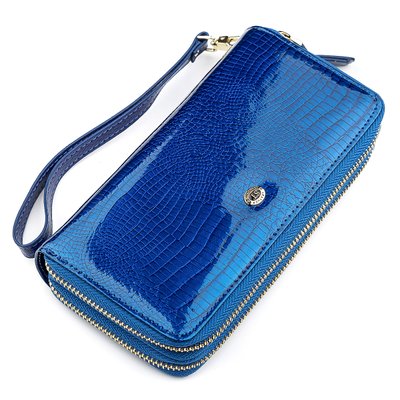 Гаманець жіночий ST Leather 18447 (S5001A) на блискавці Синій 18447 фото