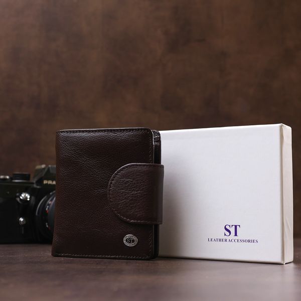 Кошелек женский ST Leather 18498 (ST415) строгий Коричневый 18498 фото