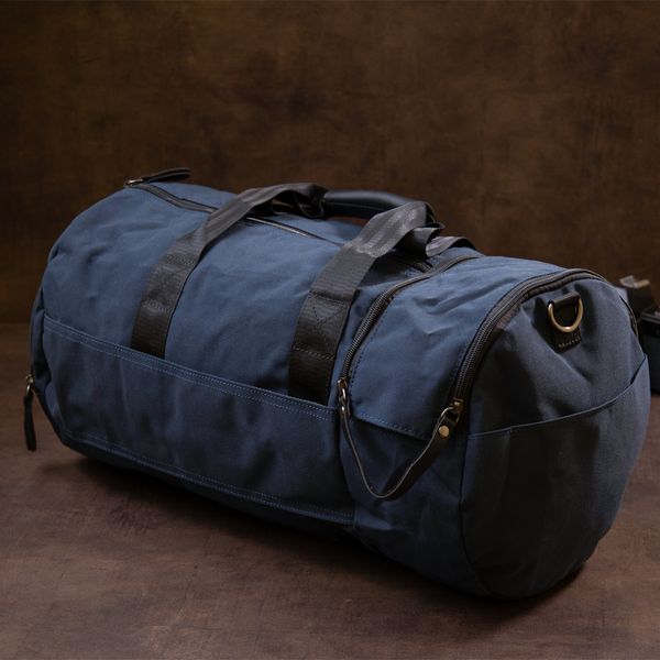 Спортивна сумка текстильна Vintage 20644 Синя 49019 фото