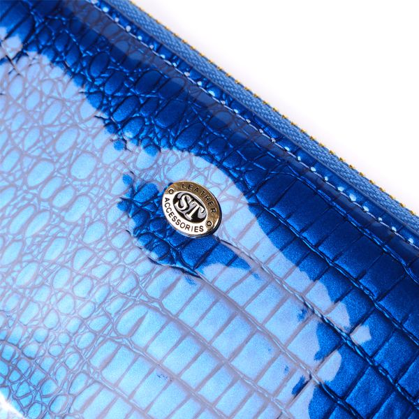 Кошелек женский ST Leather 18447 (S5001A) на молнии Синий 18447 фото
