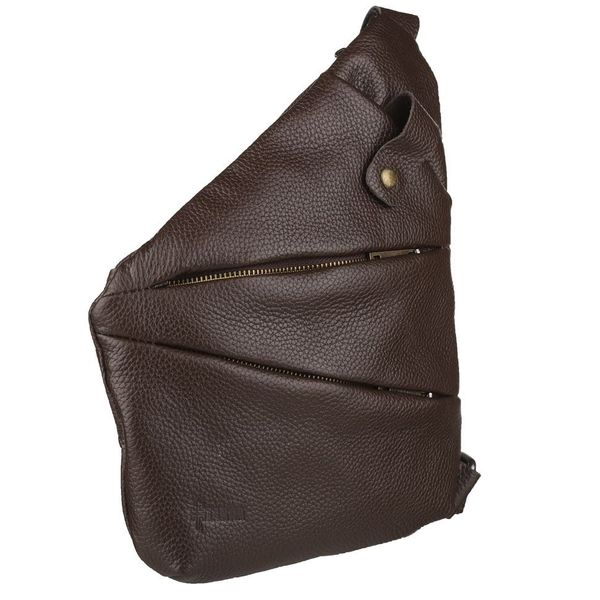 Чоловіча плечова сумка слінг FC-6402-3MD коричнева флотар, бренд TARWA FC-6402-3md фото