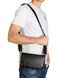 Черный вместительный мужской клатч сумка на плечо REK-215-Flotar REK-215-Flotar фото 4