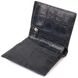 Оригинальное мужское портмоне из натуральной фактурной кожи CANPELLINI 21502 Черное 21502 фото 3