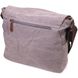 Містка горизонтальна чоловіча сумка для ноутбука з текстилю 21241 Vintage Сіра 21241 фото 2