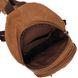 Оригінальна сумка для чоловіків через плече з ущільненою спинкою Vintagе 22177 Коричневий 56813 фото 4