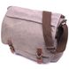 Містка горизонтальна чоловіча сумка для ноутбука з текстилю 21241 Vintage Сіра 21241 фото 1