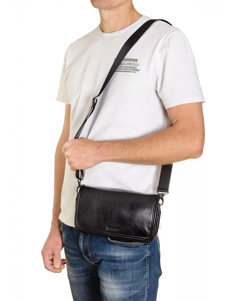 Черный вместительный мужской клатч сумка на плечо REK-215-Vermont REK-215-Vermont фото