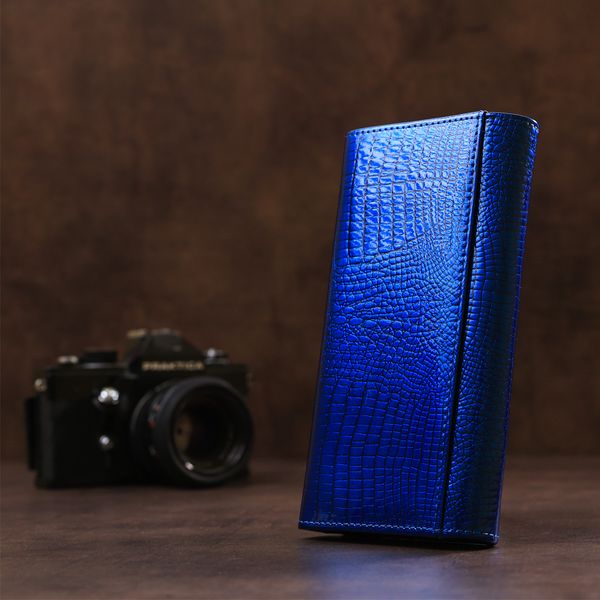 Жіночий лаковий гаманець ST Leather 18901 Синій 18901 фото