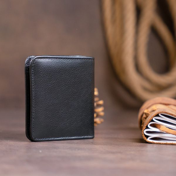 Маленький кошелек на кнопке женский ST Leather 19232 Черный 19232 фото