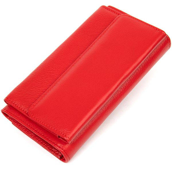 Класичний жіночий гаманець ST Leather 19376 Червоний 19376 фото