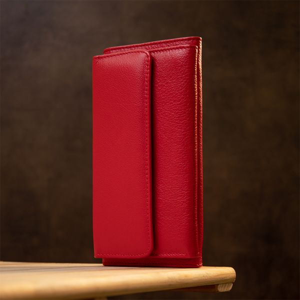 Класичний жіночий гаманець ST Leather 19376 Червоний 19376 фото