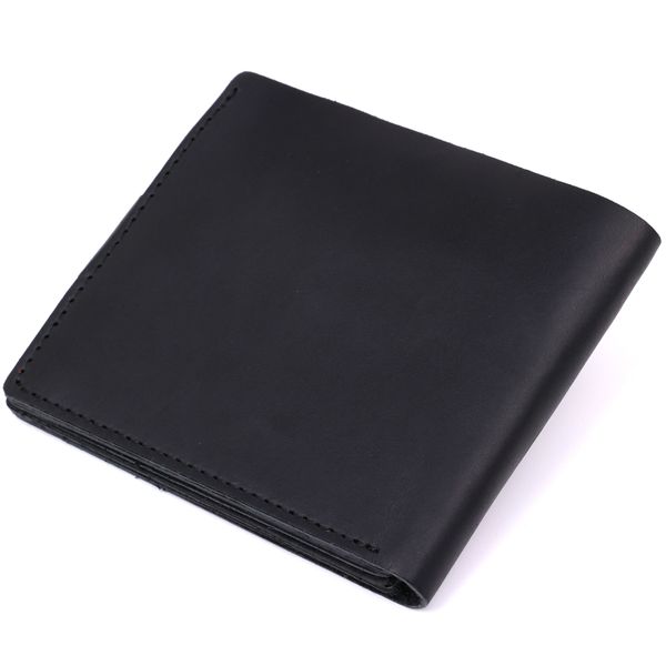 Шкіряний чоловічий гаманець Shvigel 16432 Чорний 16432 фото