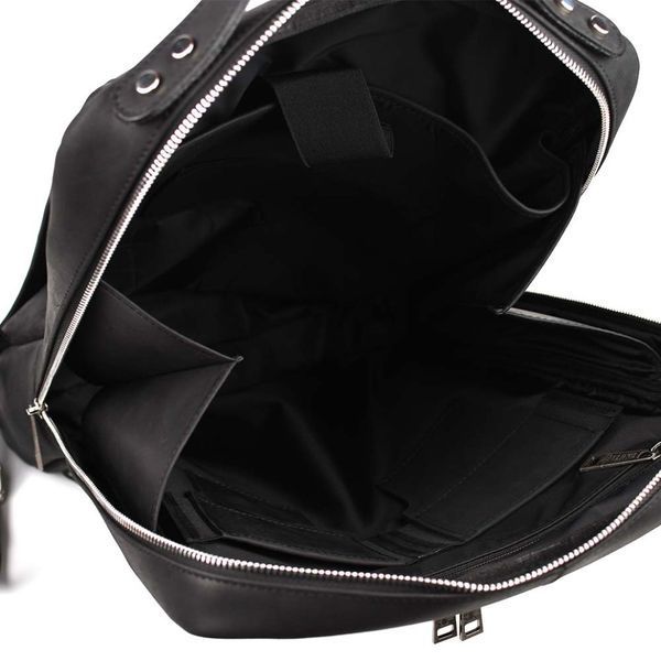 Шкіряний рюкзак для ноутбука 15" дюймів RA-1240-4lx у чорному crazy horse RA-1240-4lx фото