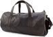 Темно-коричневая дорожная сумка из гладкой кожи Grande Pelle 760620 760620 фото 3