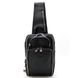 Шкіряний рюкзак Строп грудна сумка TARWA RA-0910-4lx Чорний RA-0910-4lx фото 2