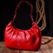 Яркая женская сумка багет KARYA 20837 кожаная Красный 20837 фото 9