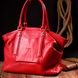 Красивая яркая женская сумка KARYA 20937 кожаная Красный 20937 фото 11