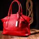 Красивая яркая женская сумка KARYA 20937 кожаная Красный 20937 фото 10