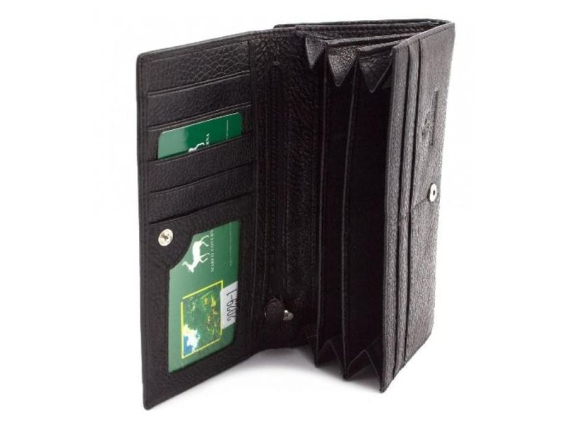 Чорний жіночий шкіряний гаманець Marco coverna MC-1412-1 MC-1412-1 фото