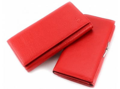 Красный женский кожаный кошелёк Marco coverna MC-1412-2 MC-1412-2 фото