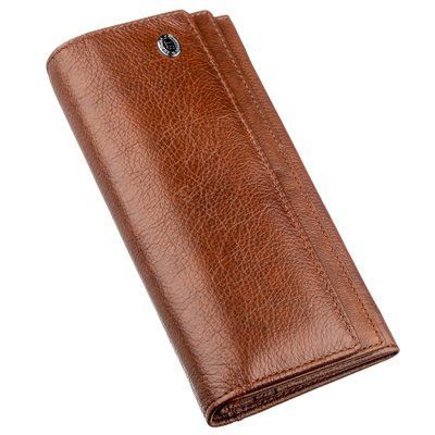 Кошелек-визитница на кнопке ST Leather 18952 Коричневый 18952 фото