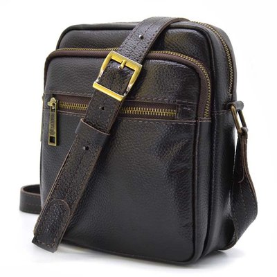 Мужская сумка через плечо коричневый флотар FC-8086-1md TARWA кожа внутри FC-8086-1md  фото