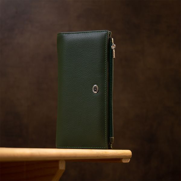 Красивый женский кожаный кошелек ST Leather&nbsp;19377 Зеленый 19377 фото