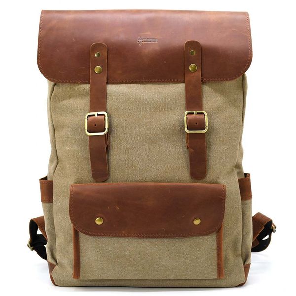 Рюкзак для ноутбука з канвас та крейзі хорс RBs-9001-4lx бренду TARWA RBs-9001-4lx фото