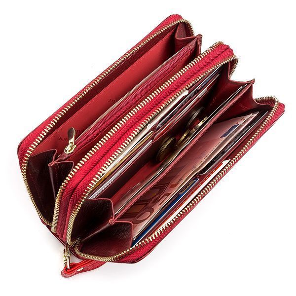 Гаманець жіночий ST Leather 18449 (S5001A) місткий Червоний 18449 фото