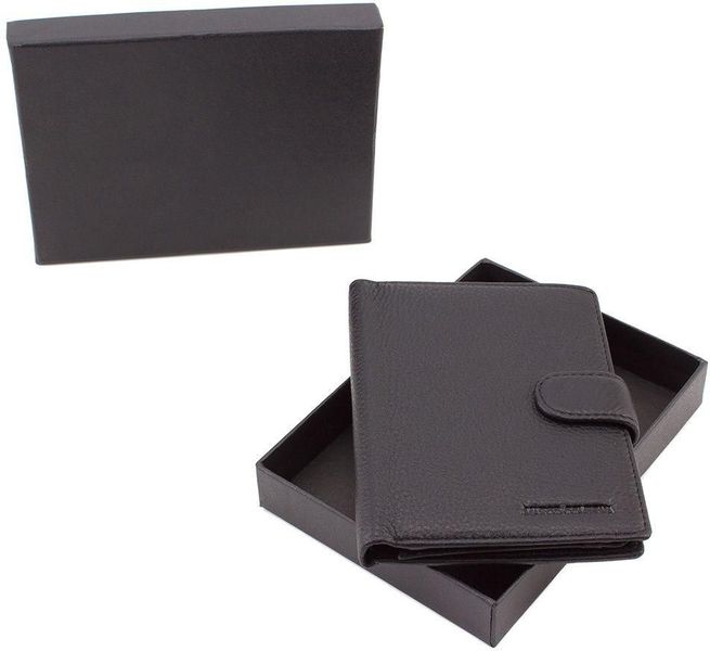 Чорний шкіряний портмоне Marco Coverna 167-2 black 167-2 black фото