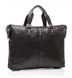 Чёрная деловая кожаная сумка мужская Newery N1004GA N1004GA фото 1