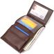 Чоловічий сучасний гаманець вертикального формату з натуральної шкіри CANPELLINI 21756 Коричневий 21756 фото 4